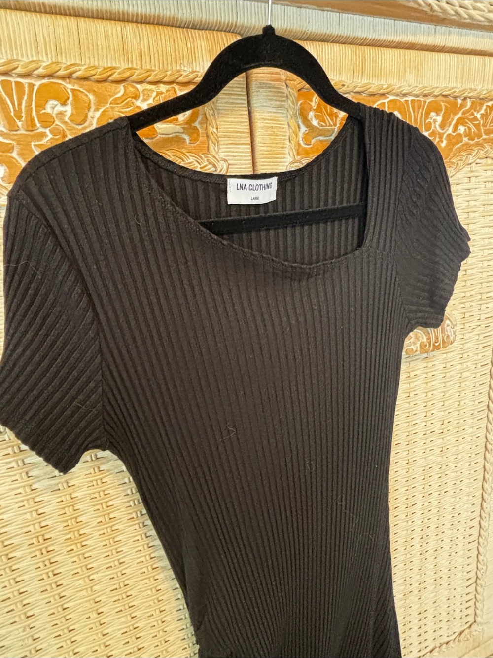 LNA  Ribbed Bodycon Mini Sz. Medium - Picture 9 of 10